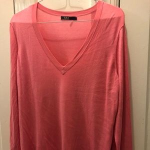 Light weight modal silk blend knit top
